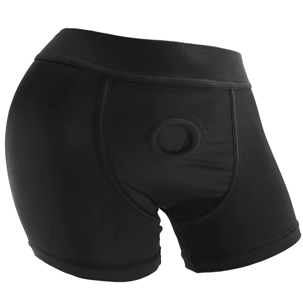 Gear Black Boxer Brief Harness in 2X/3X