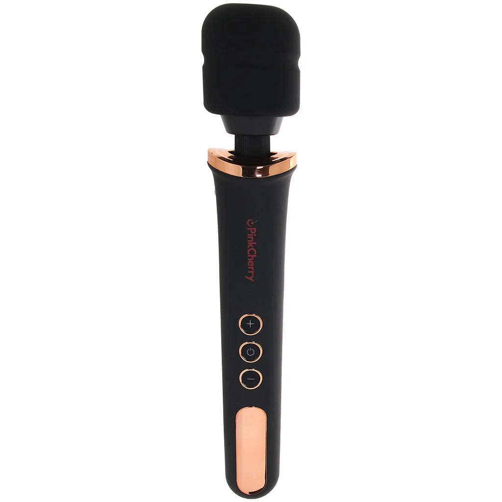 PinkCherry Rechargeable Wand in Black