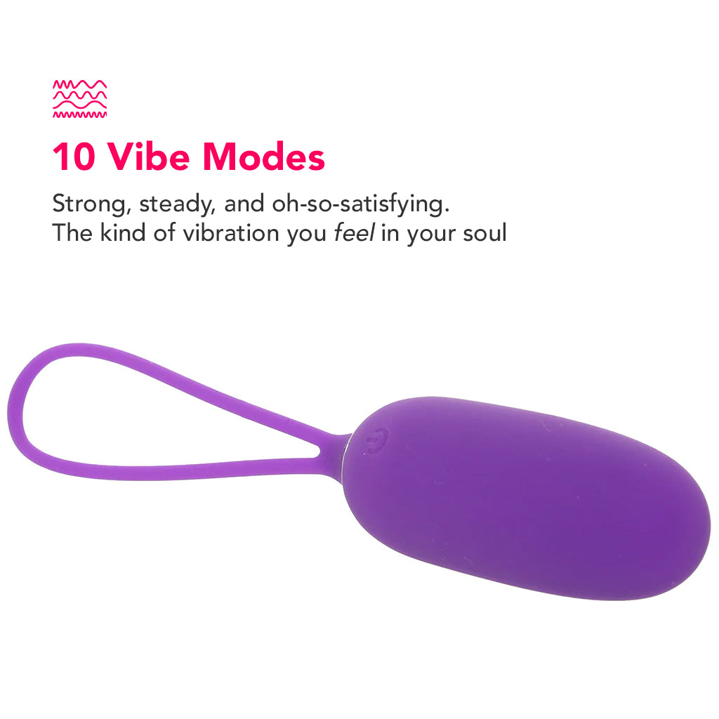 PinkCherry Remote Control Bullet Vibe in Purple