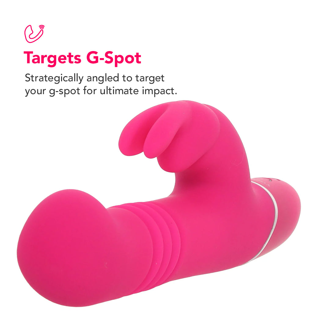 PinkCherry Thrusting Rabbit Vibe in Pink