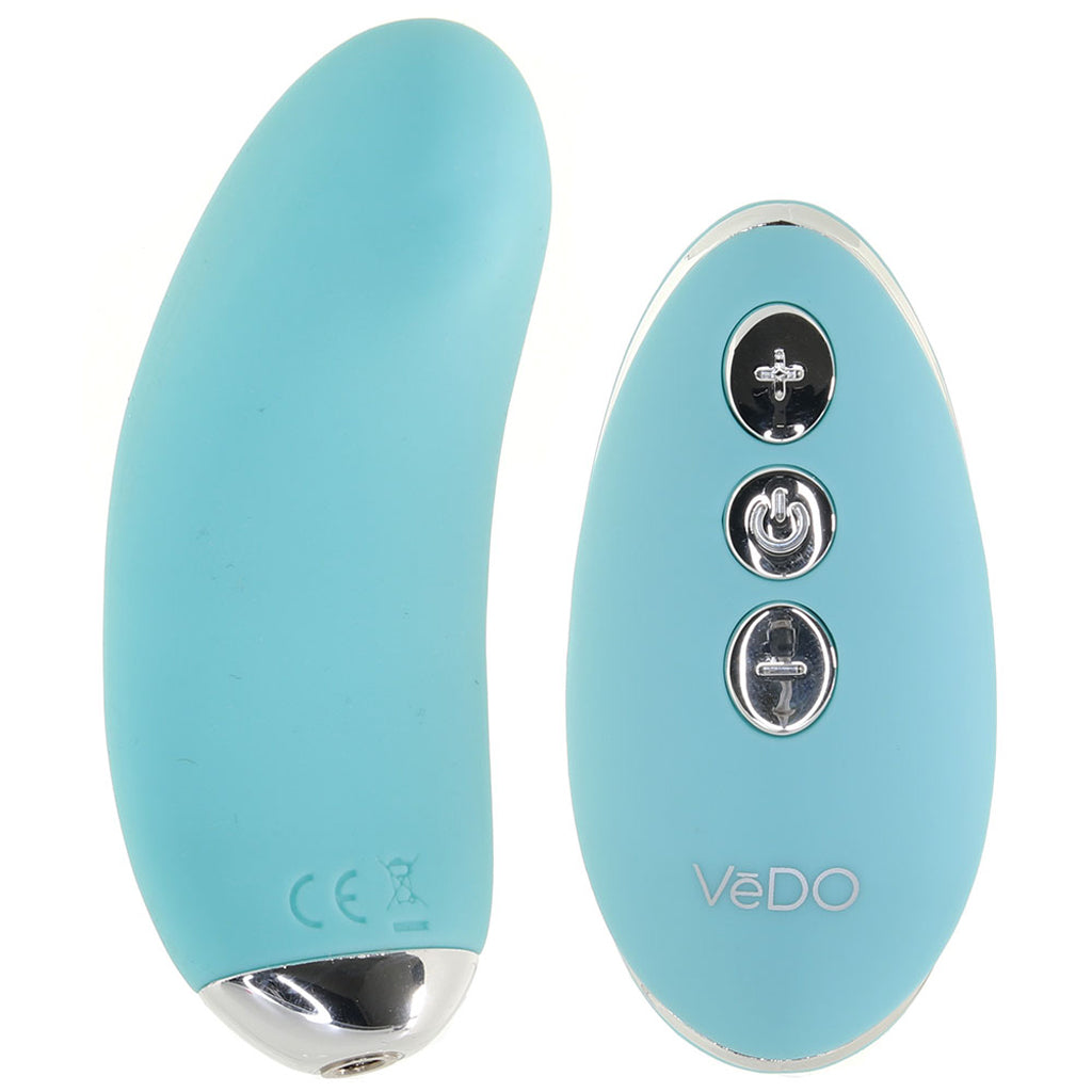 Rechargeable Magnetic Panty Vibe in Turquoise