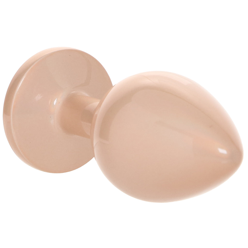 Assets Medium Metal Butt Plug in Champagne