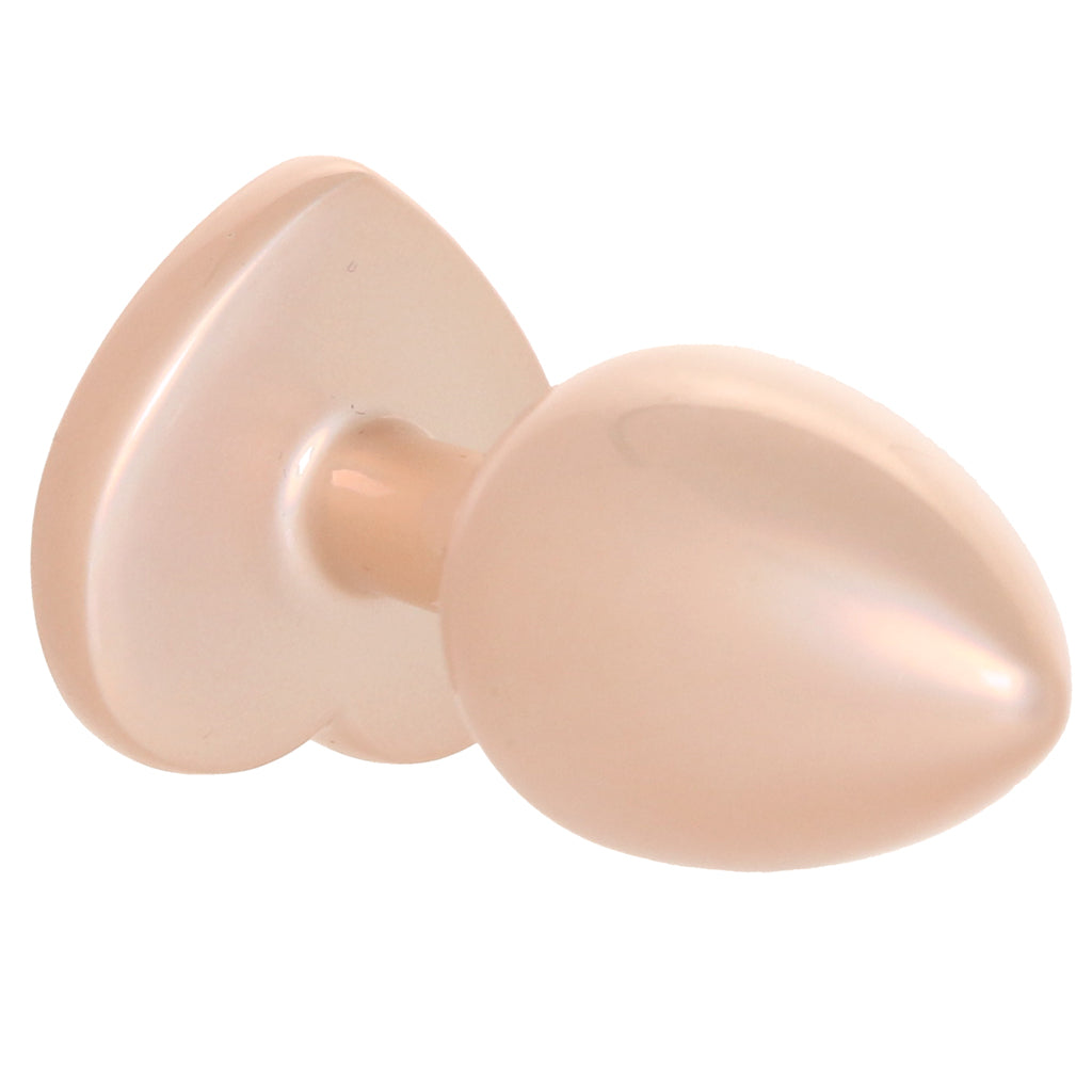 Bling Gold Metal Jewelled Butt Plug in Small