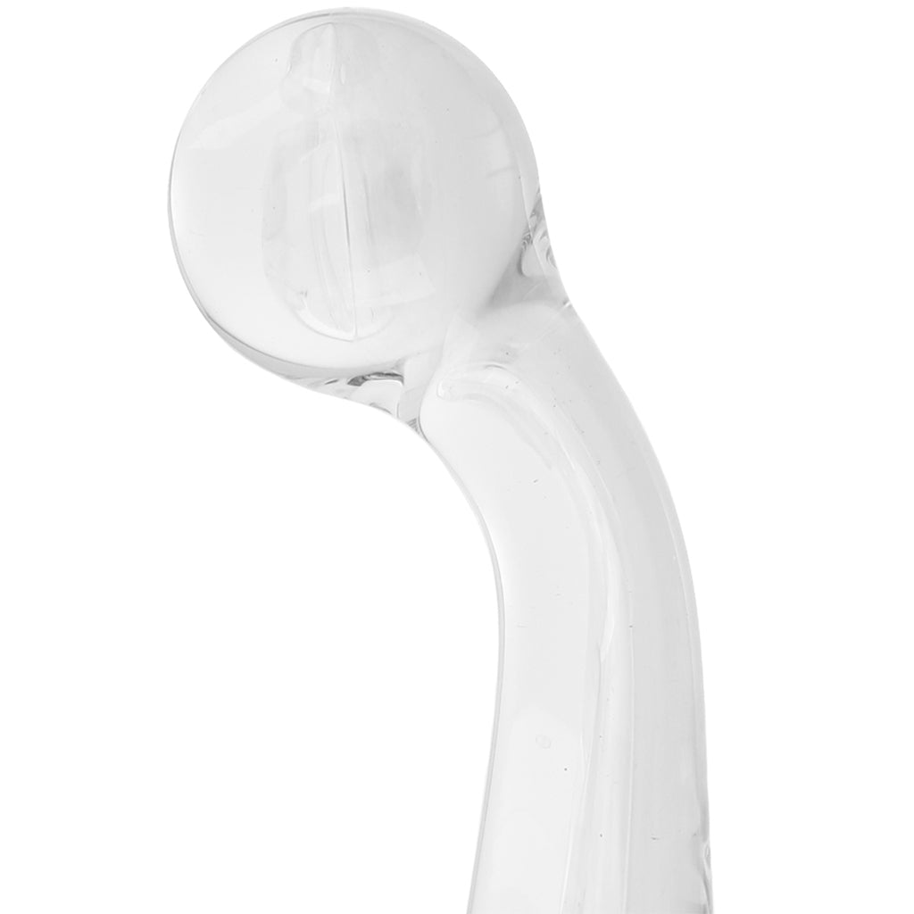 Premium Glass G-Spot Wand in Clear