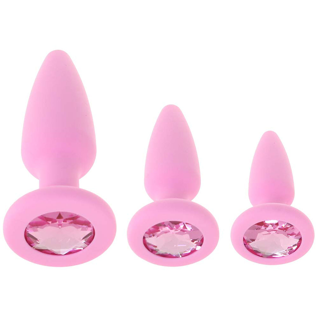 Time Crystal Booty Anal Plug Set in Pink