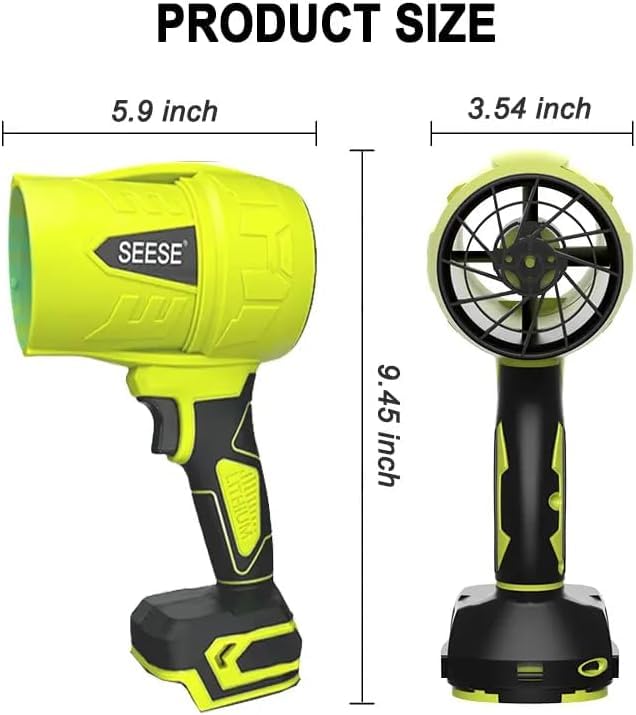 Turbo Jet Leaf Blower: Cordless Leaf Blower for Yard Leaves