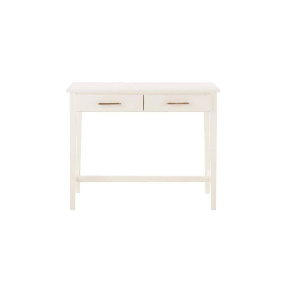 Home Decorators Collection Bellamy 38 in. Ivory Standard Rectangle Wood Console Table with Drawers