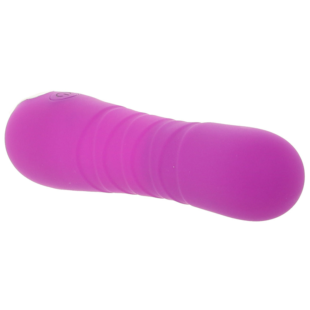 Thrusting Silicone Vibe in Purple