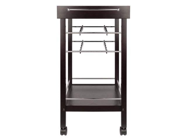 Winsome Trading, Inc. 92329 Johnnie Wine Storage, Dark Espresso