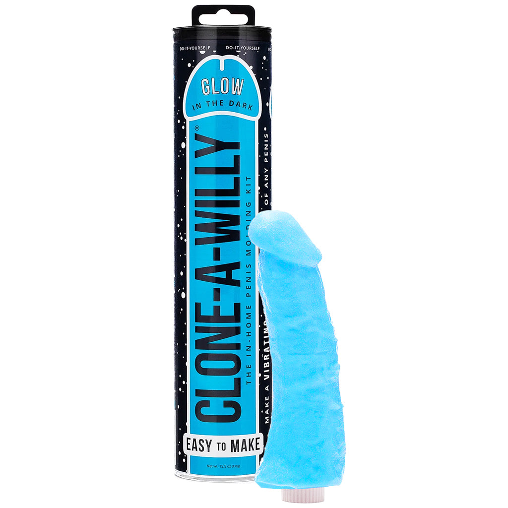 Clone-A-Willy Glow in the Dark in Blue