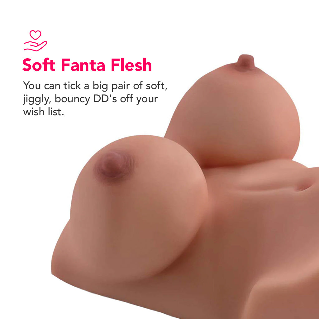 Plus Perfect DD's Masturbator in Tan