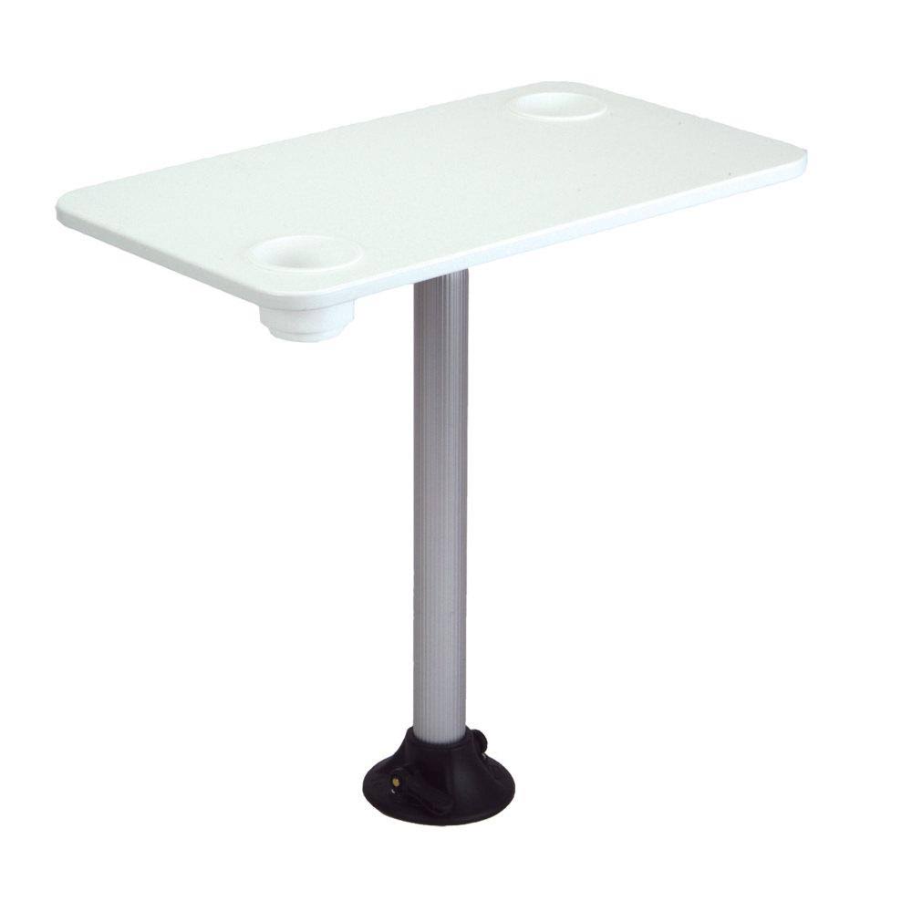 Garelick Complete Quick Release Table Pedestal System with Rectangular Top 75650