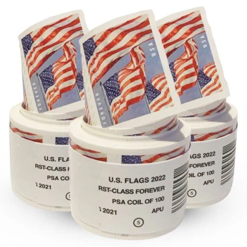 2022 U.S Flag Forever Stamps Roll 100pcs