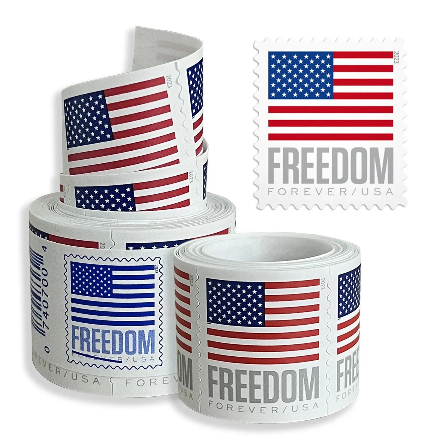 2023 U.S Flag Forever Stamps Roll 100pcs