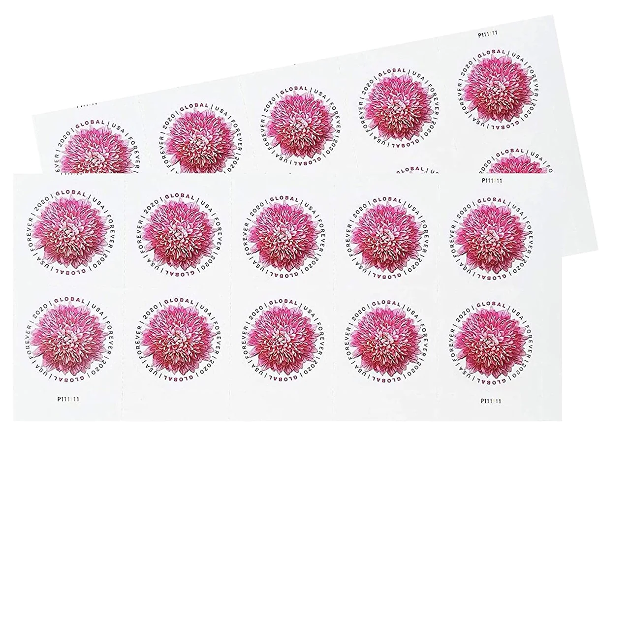 2020 Chrysanthemum Stamps 100pcs/Pack