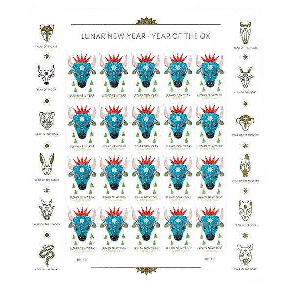 2021 Lunar New Year Ox 100pcs/Pack