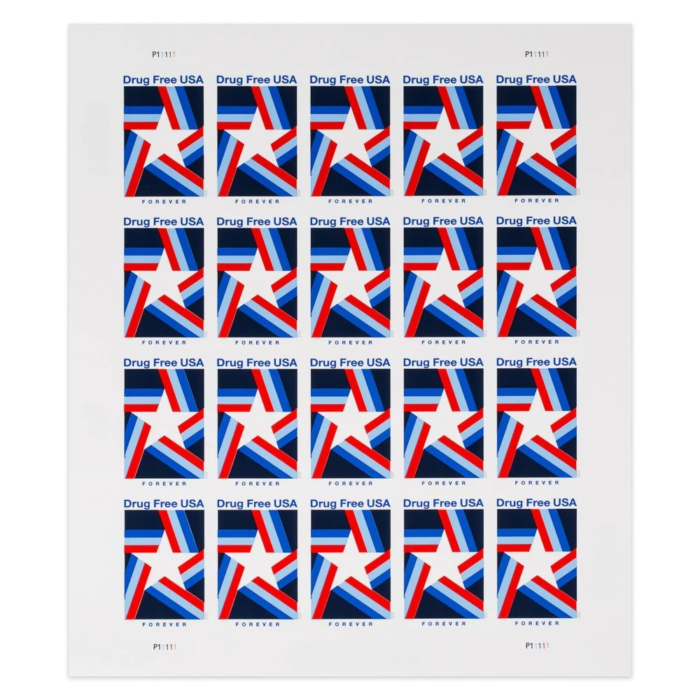 2020 Drug Free 100pcs/Pack