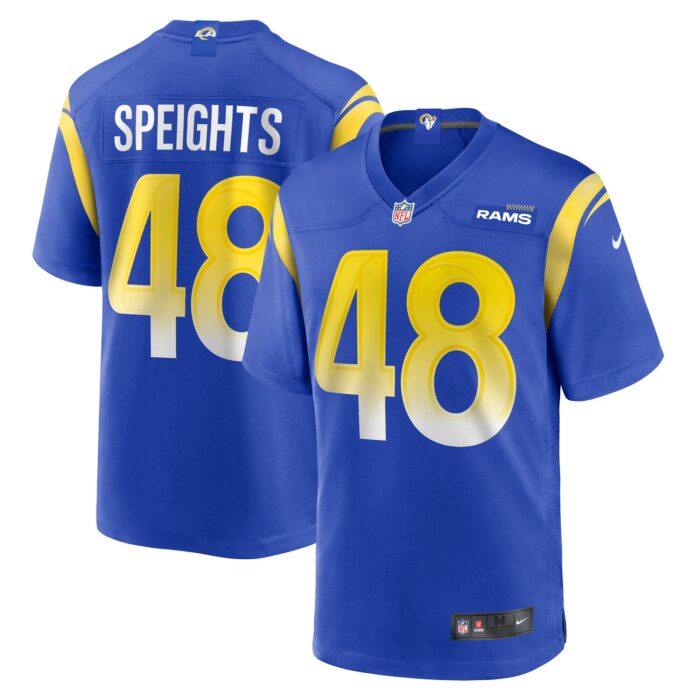 Men’s Los Angeles Rams Omar Speights Nike Royal Game Jersey