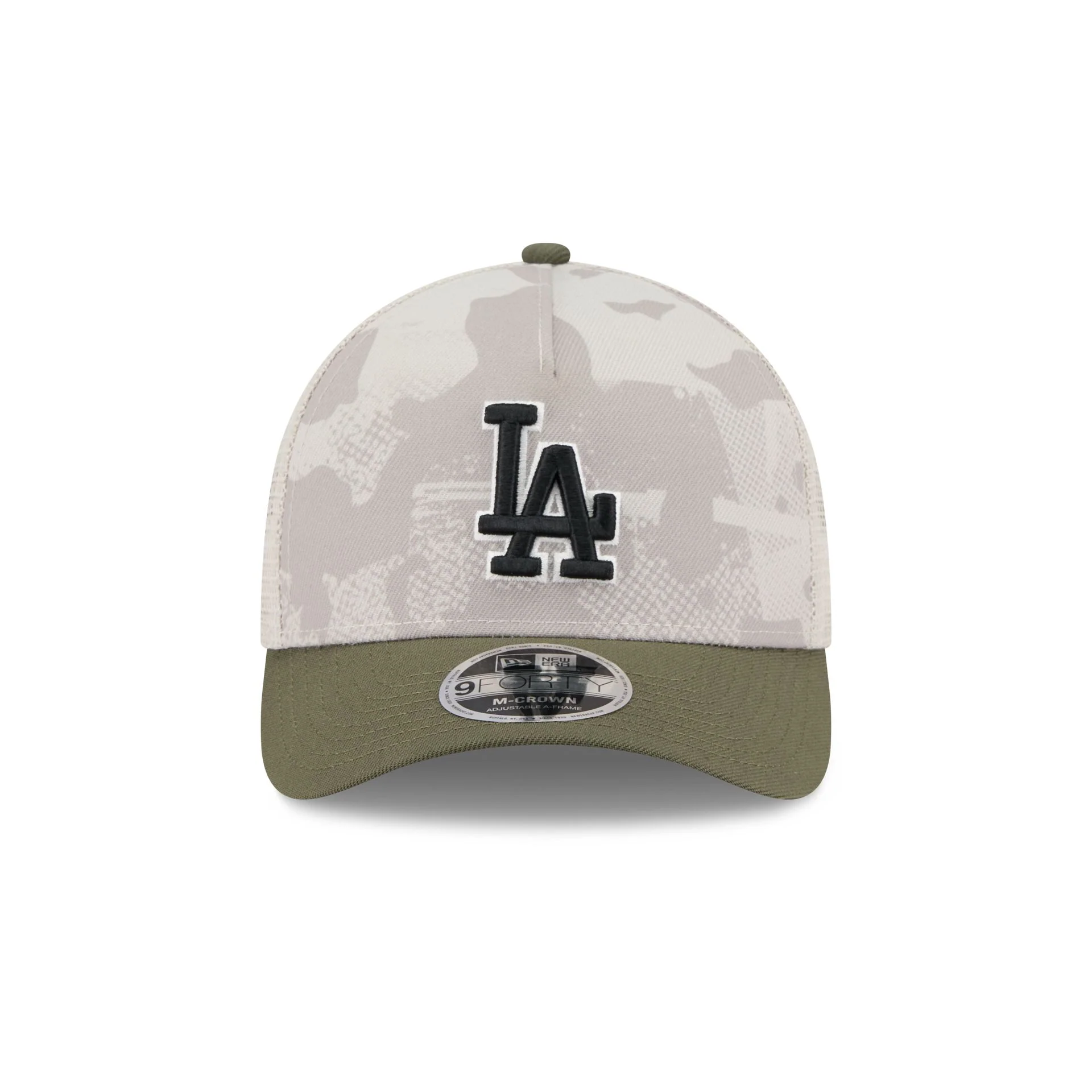 Los Angeles Dodgers Armed Forces Day 2025 9FORTY M-Crown A-Frame Trucker Hat