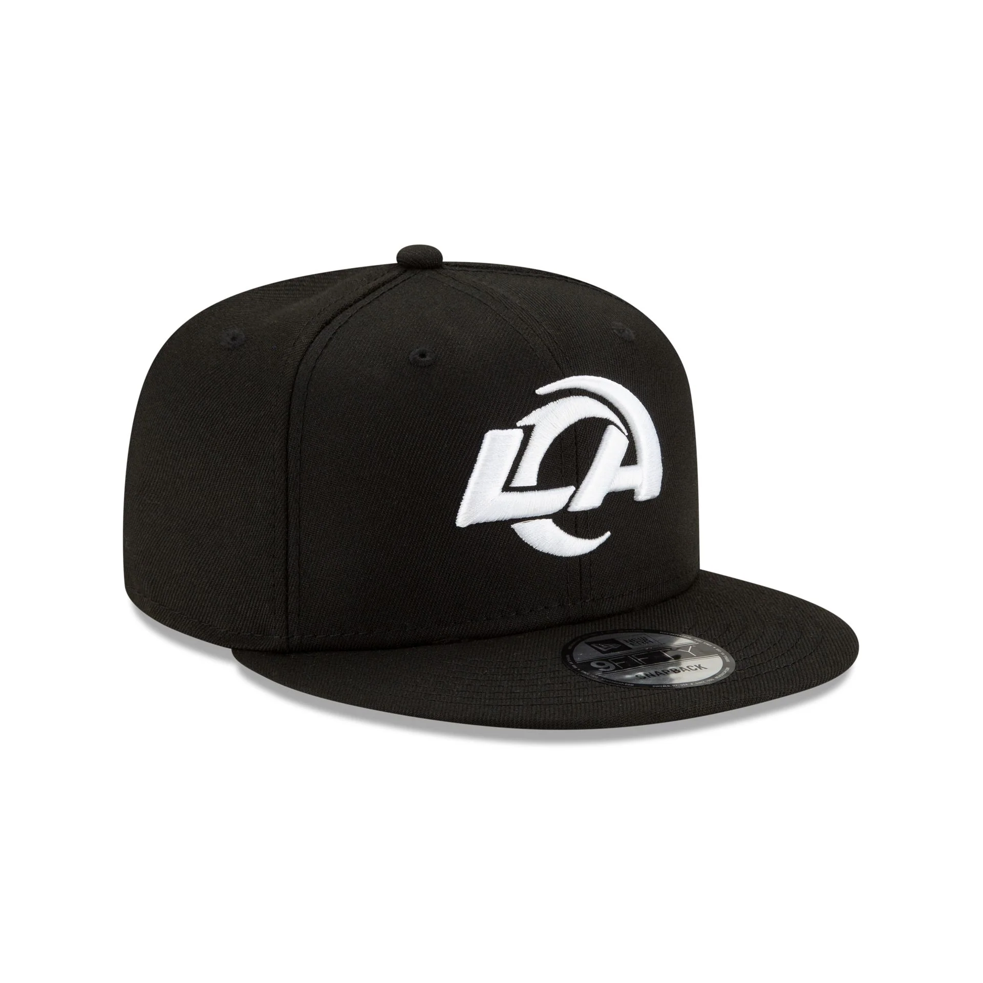Los Angeles Rams Basic Black & White 9FIFTY Snapback