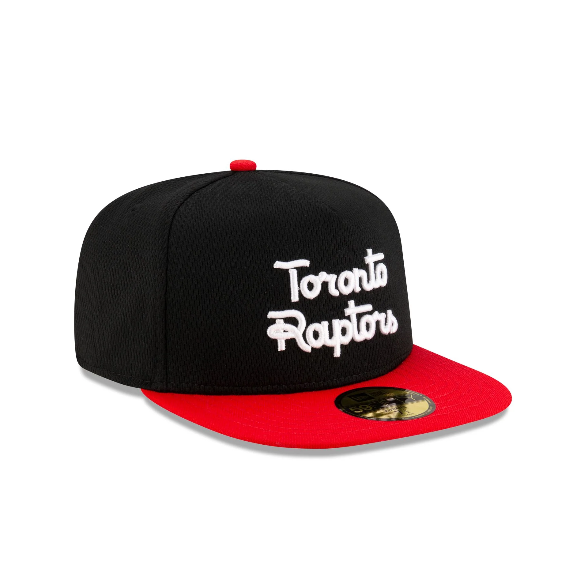 Toronto Raptors Dashmark Mesh 59FIFTY A-Frame Fitted Hat