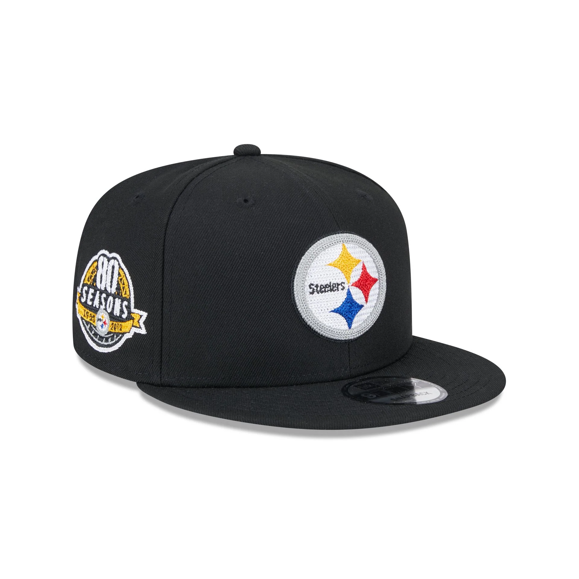 Alpha Industries x Pittsburgh Steelers Black 9FIFTY Snapback Hat