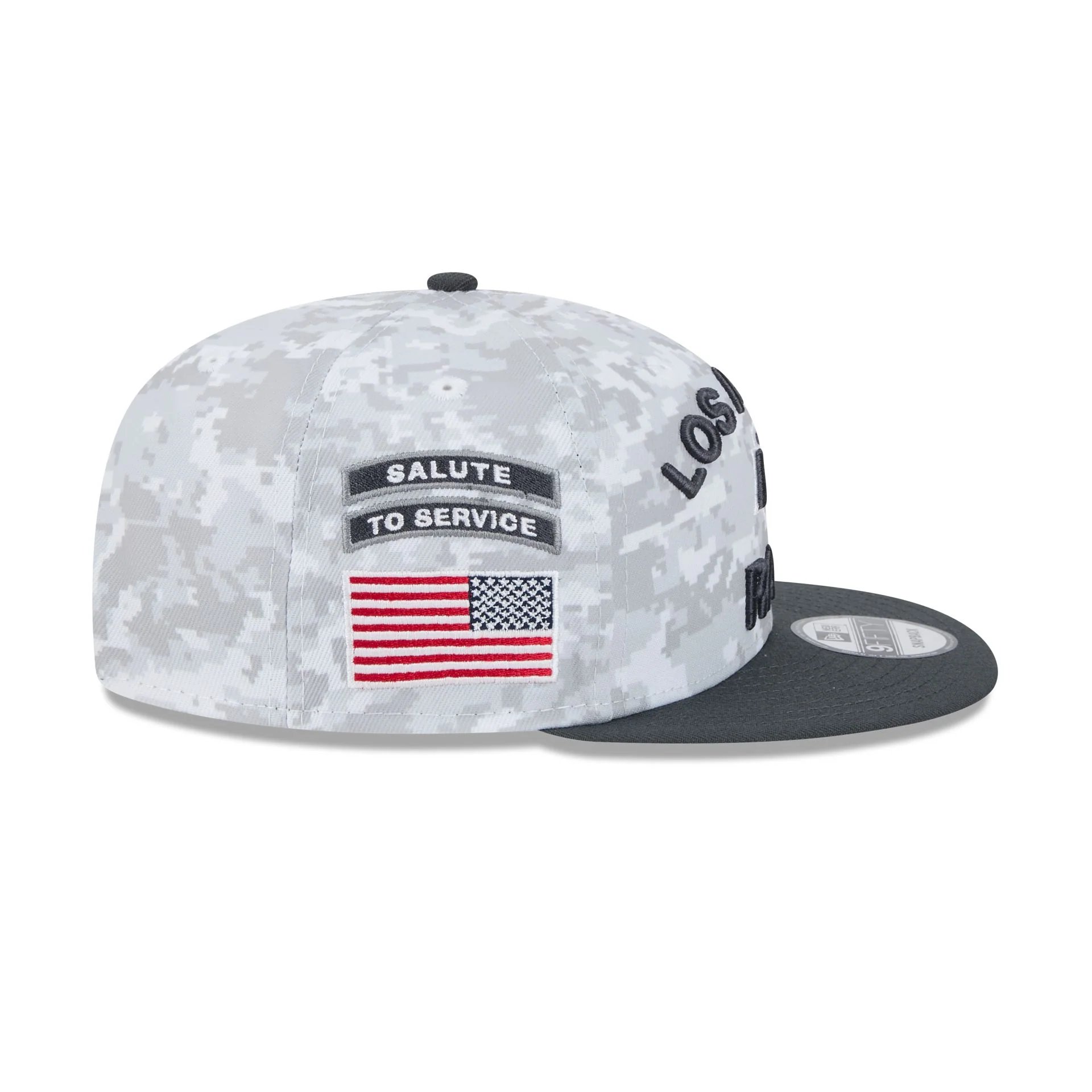 Los Angeles Rams 2024 Salute to Service 9FIFTY Snapback Hat
