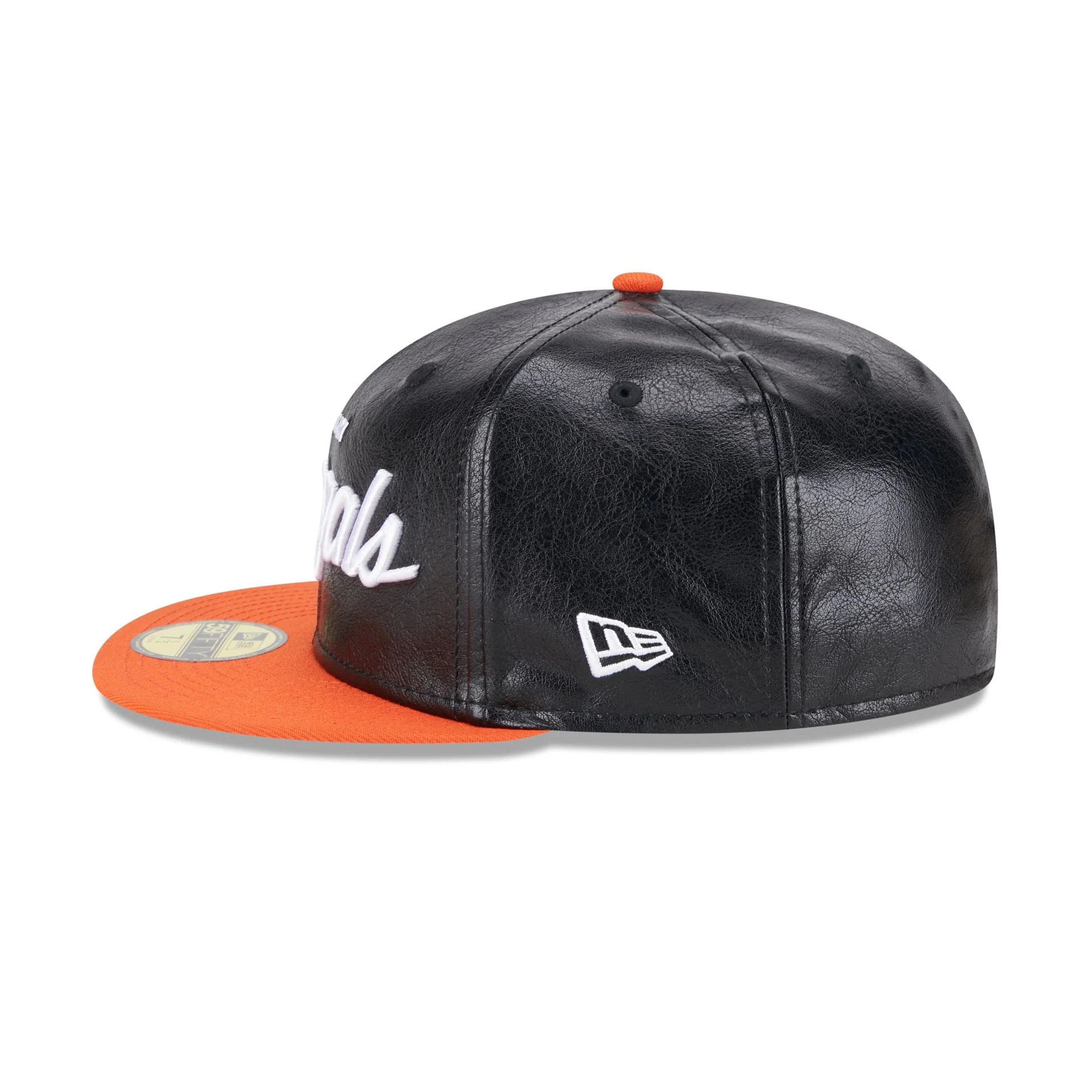 Cincinnati Bengals Faux Leather Crown 59FIFTY Fitted Hat