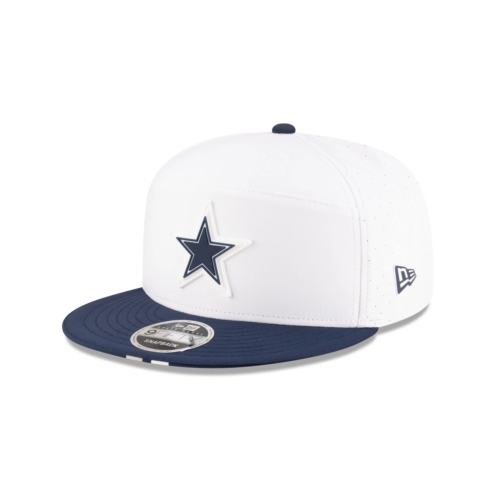 Dallas Cowboys 2025 Training Split Panel 9FIFTY Snapback Hat