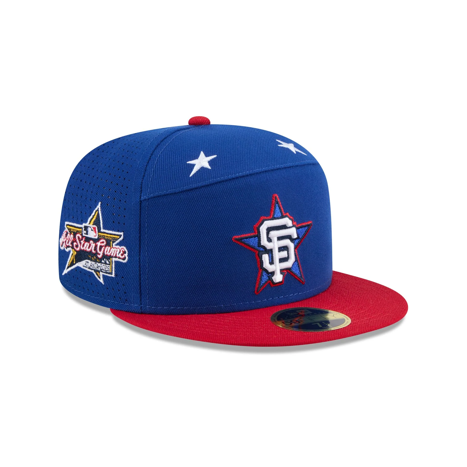 San Francisco Giants 2025 All-Star Game Workout Split Panel 59FIFTY Fitted Hat