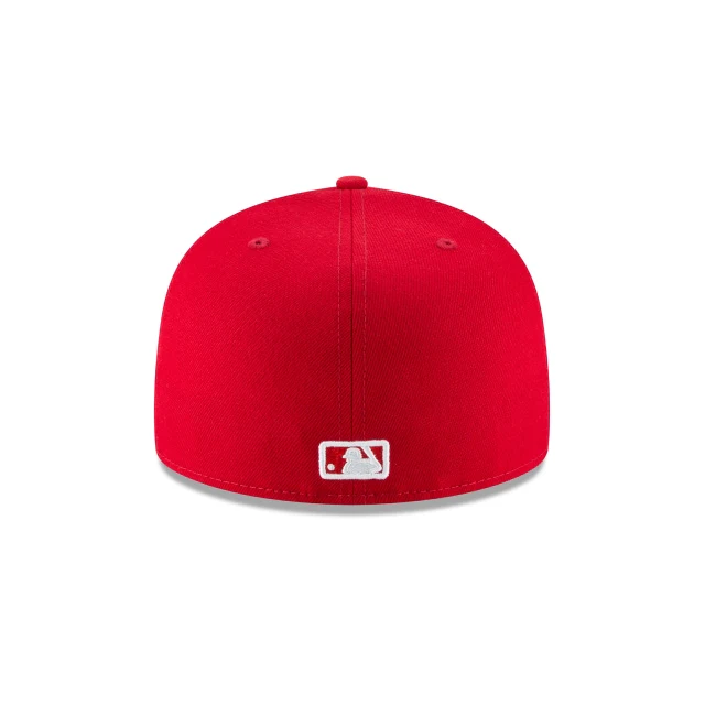 Boston Red Sox Scarlet Basic 59FIFTY Fitted Hat