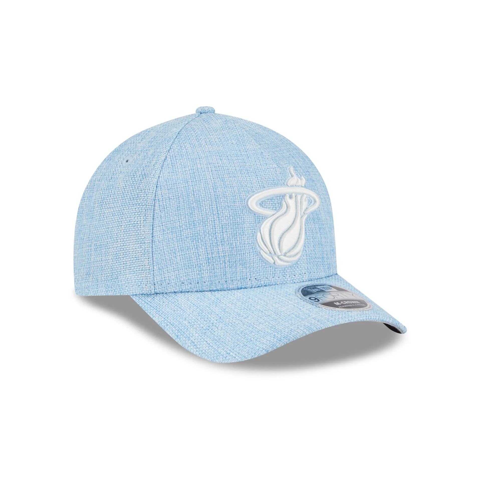 Miami Heat Cotton Weaver Blue 9FORTY M-Crown A-Frame Snapback Hat
