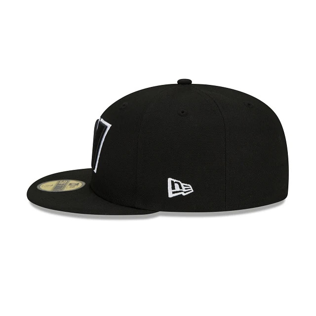 Washington Commanders Black and White 59FIFTY Fitted Hat