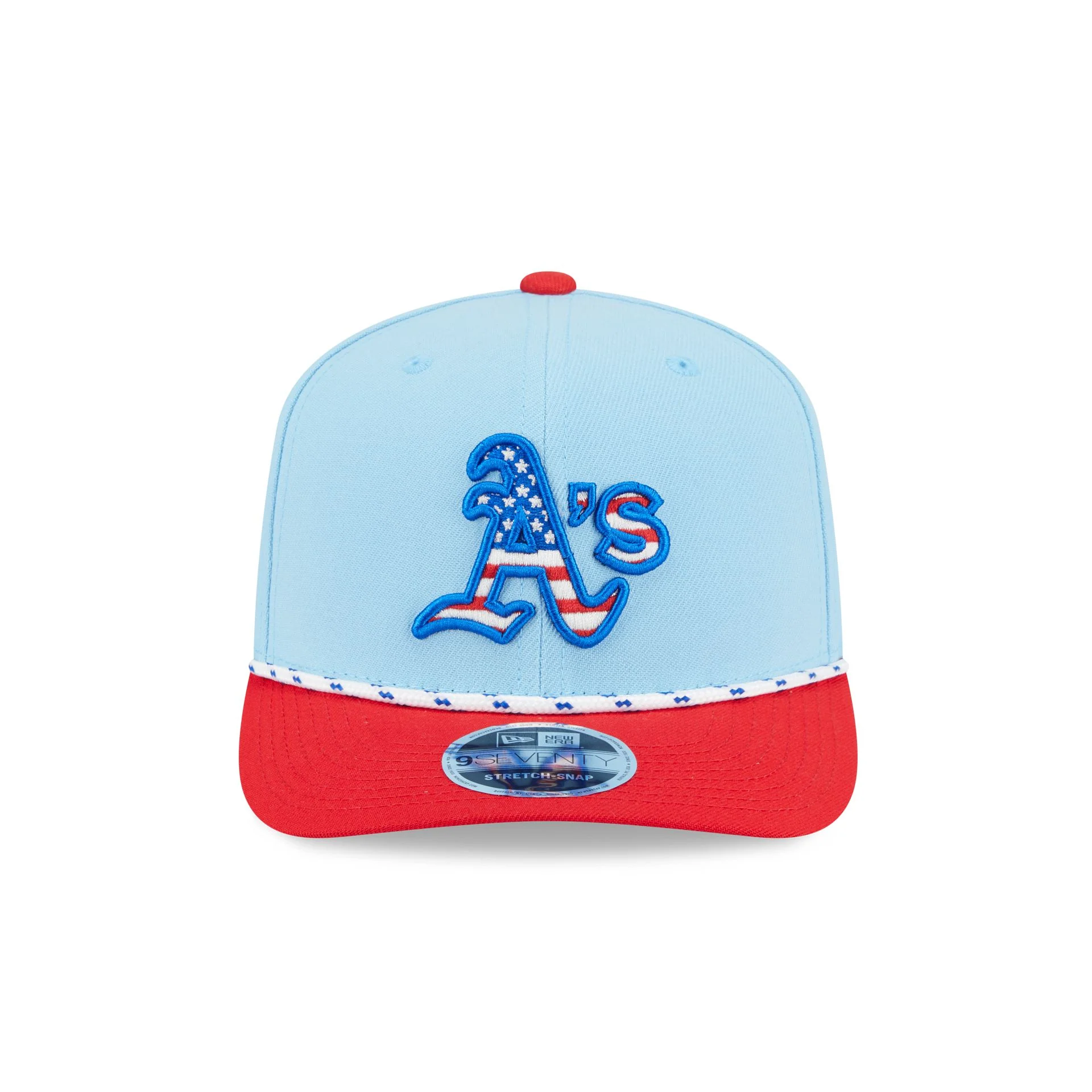 Athletics Independence Day 2025 9SEVENTY Stretch-Snap Hat