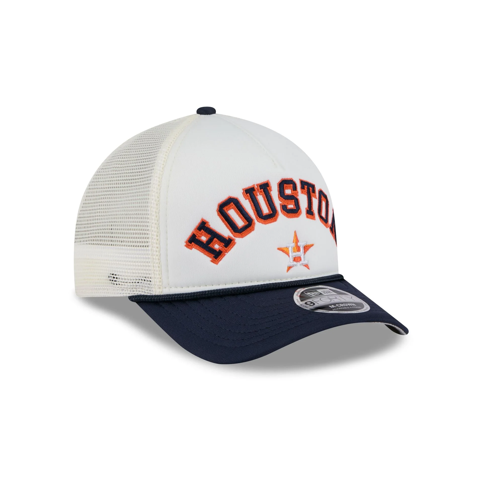 Houston Astros Chrome Arch 9FORTY M-Crown A-Frame Trucker Hat