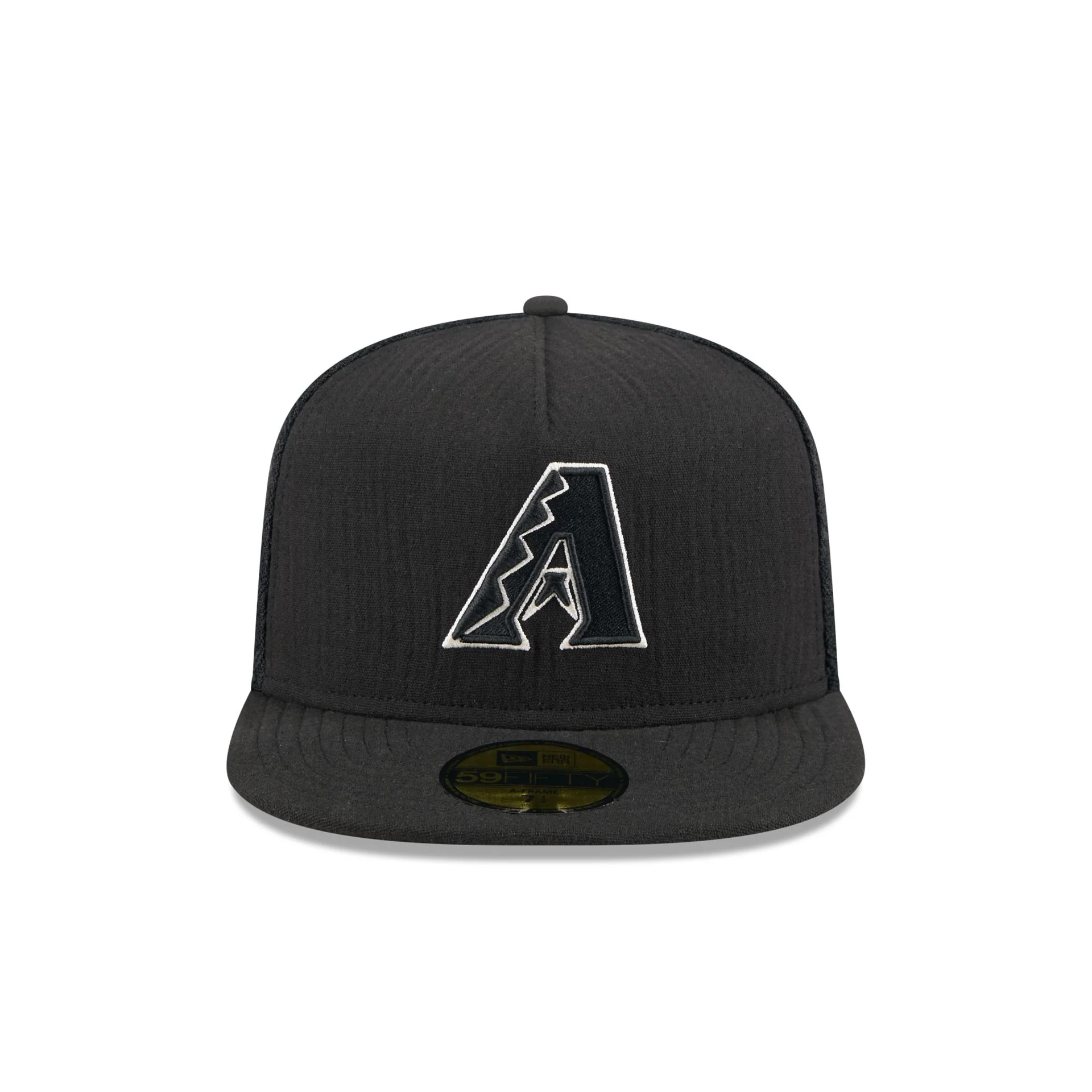 Arizona Diamondbacks Black Mesh 59FIFTY A-Frame Fitted Hat