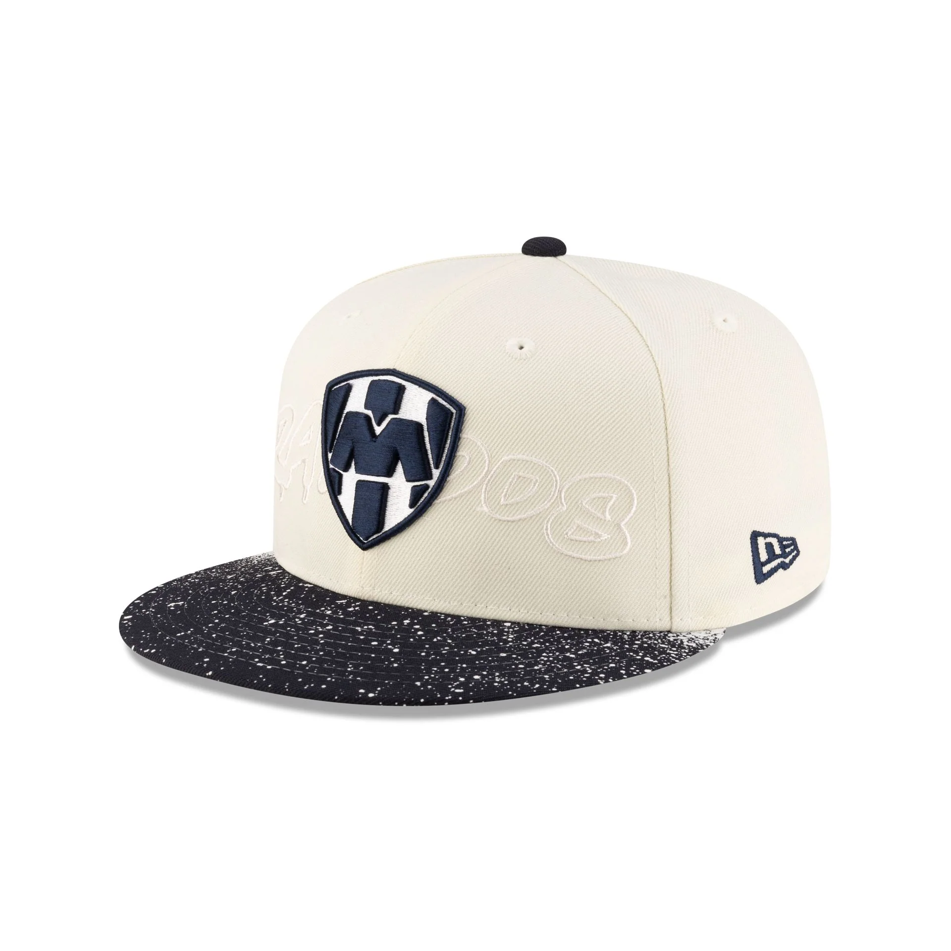 Rayados Splattered Visor 59FIFTY Fitted Hat