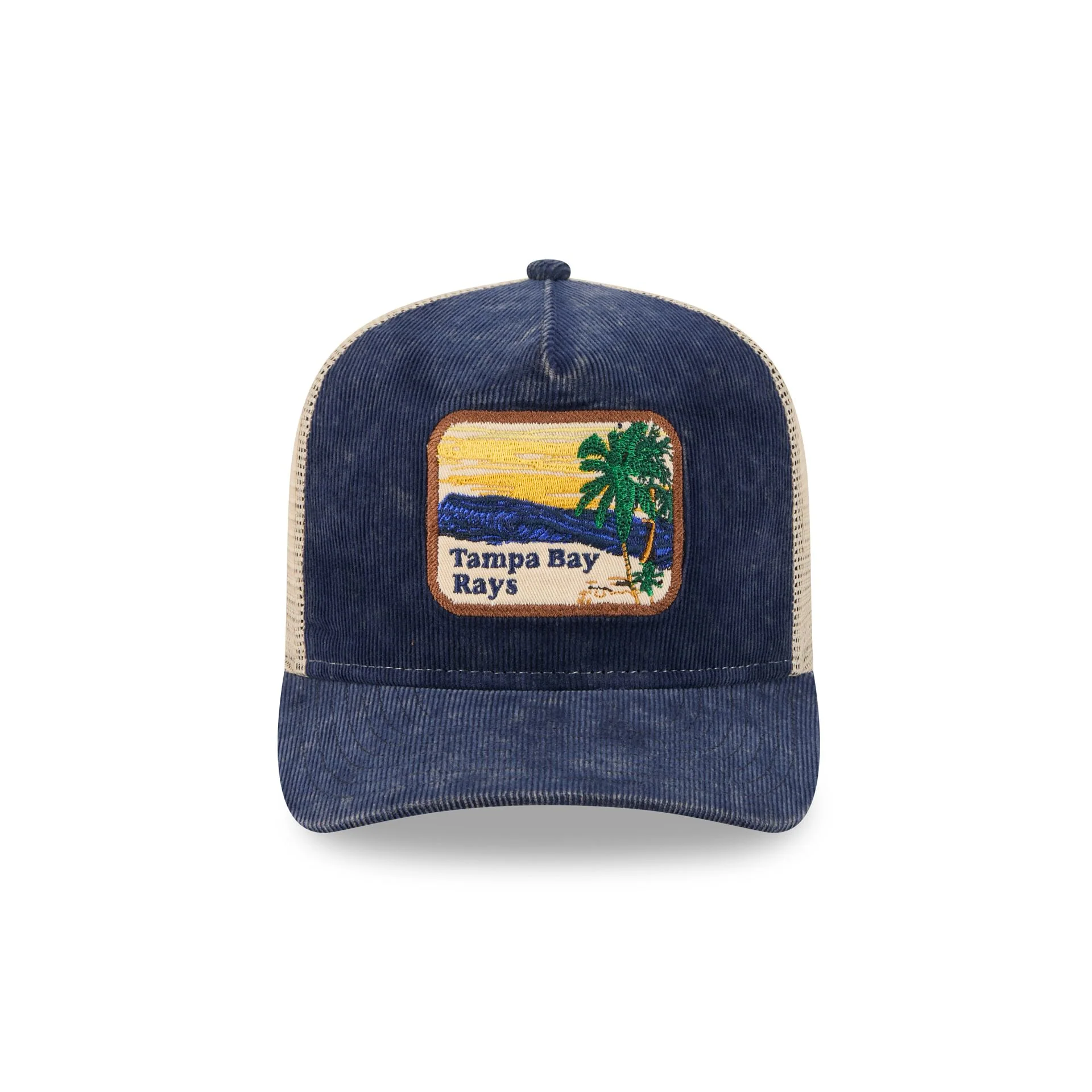 Tampa Bay Rays Vintage Landscape 9FIFTY A-Frame Trucker Hat