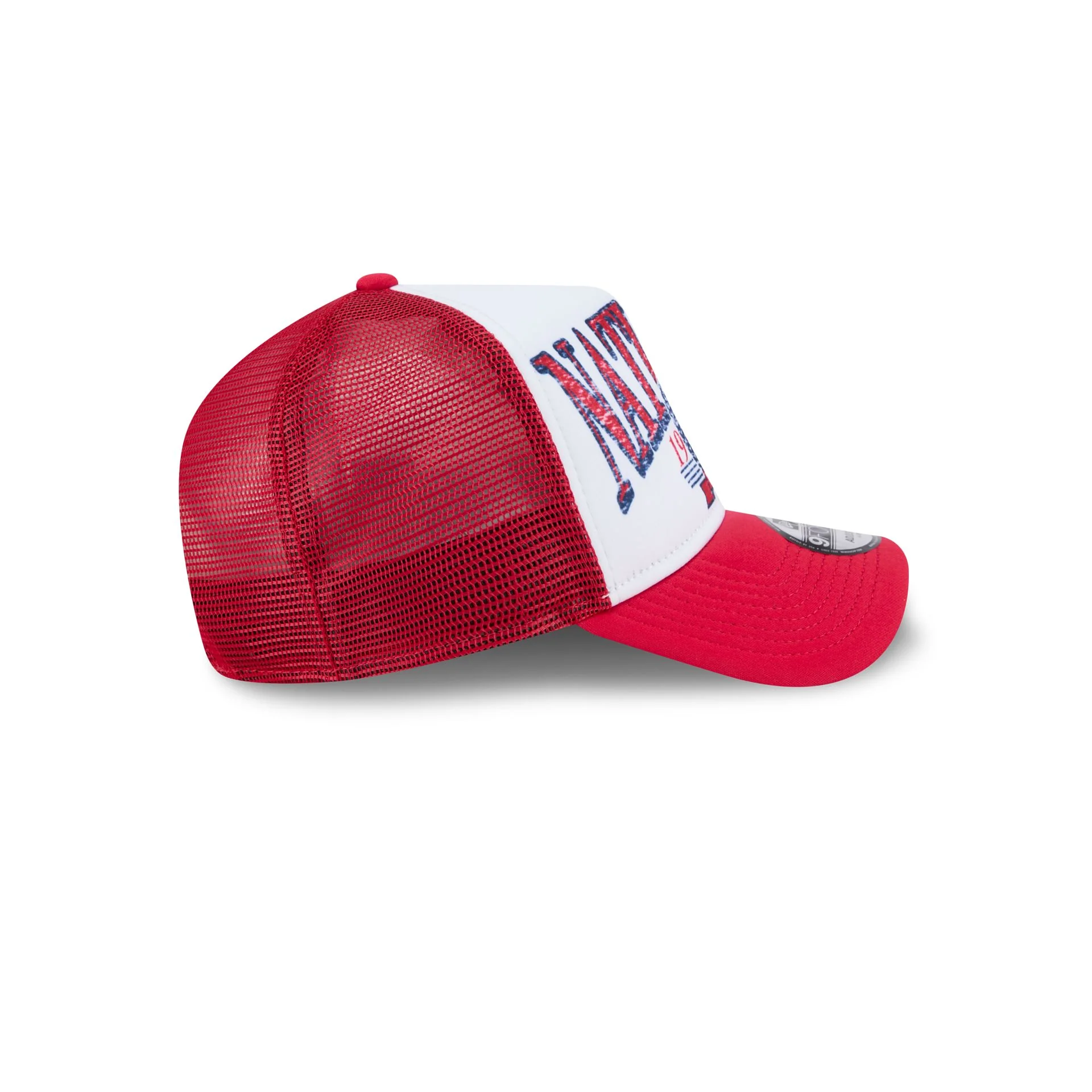 Washington Nationals Distressed 9FORTY A-Frame Trucker Hat