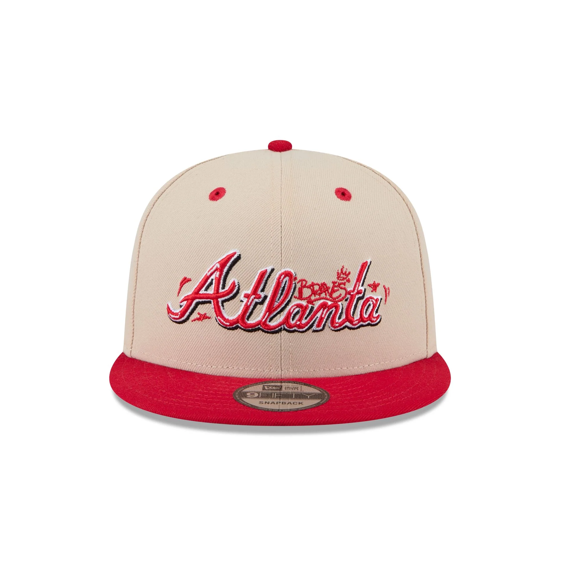 Atlanta Braves Team Art 9FIFTY Snapback Hat