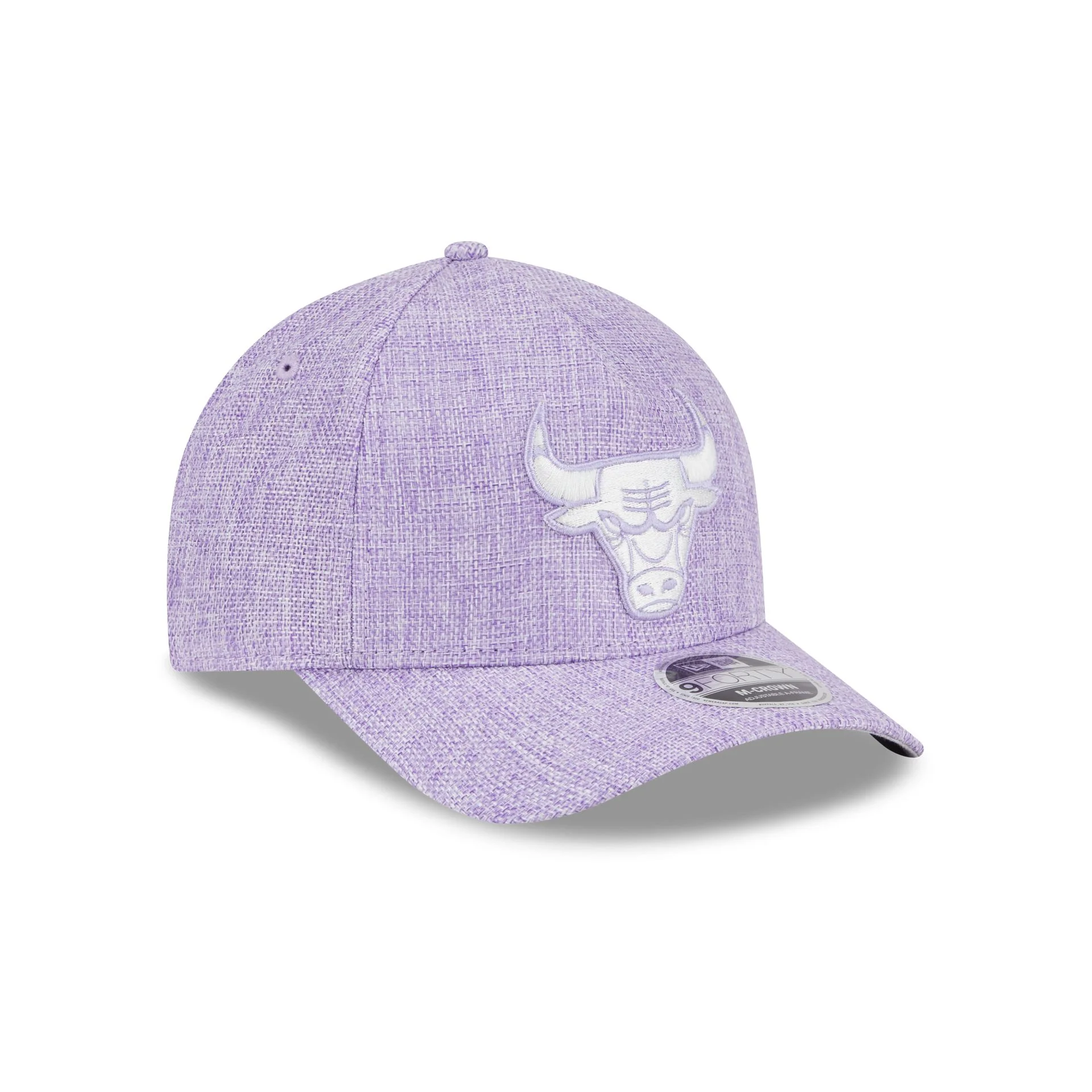 Chicago Bulls Cotton Weave Purple 9FORTY M-Crown A-Frame Snapback Hat