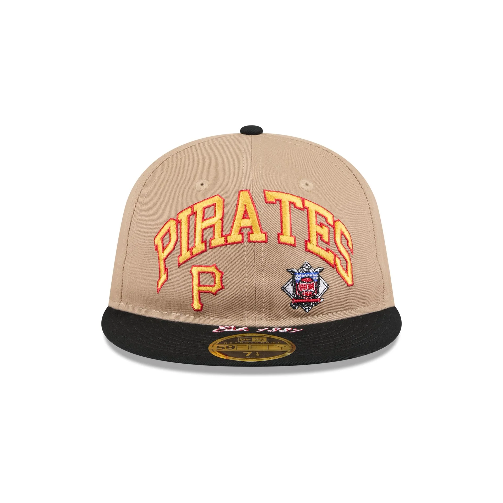 Pittsburgh Pirates Camel Retro Crown 59FIFTY Fitted Hat