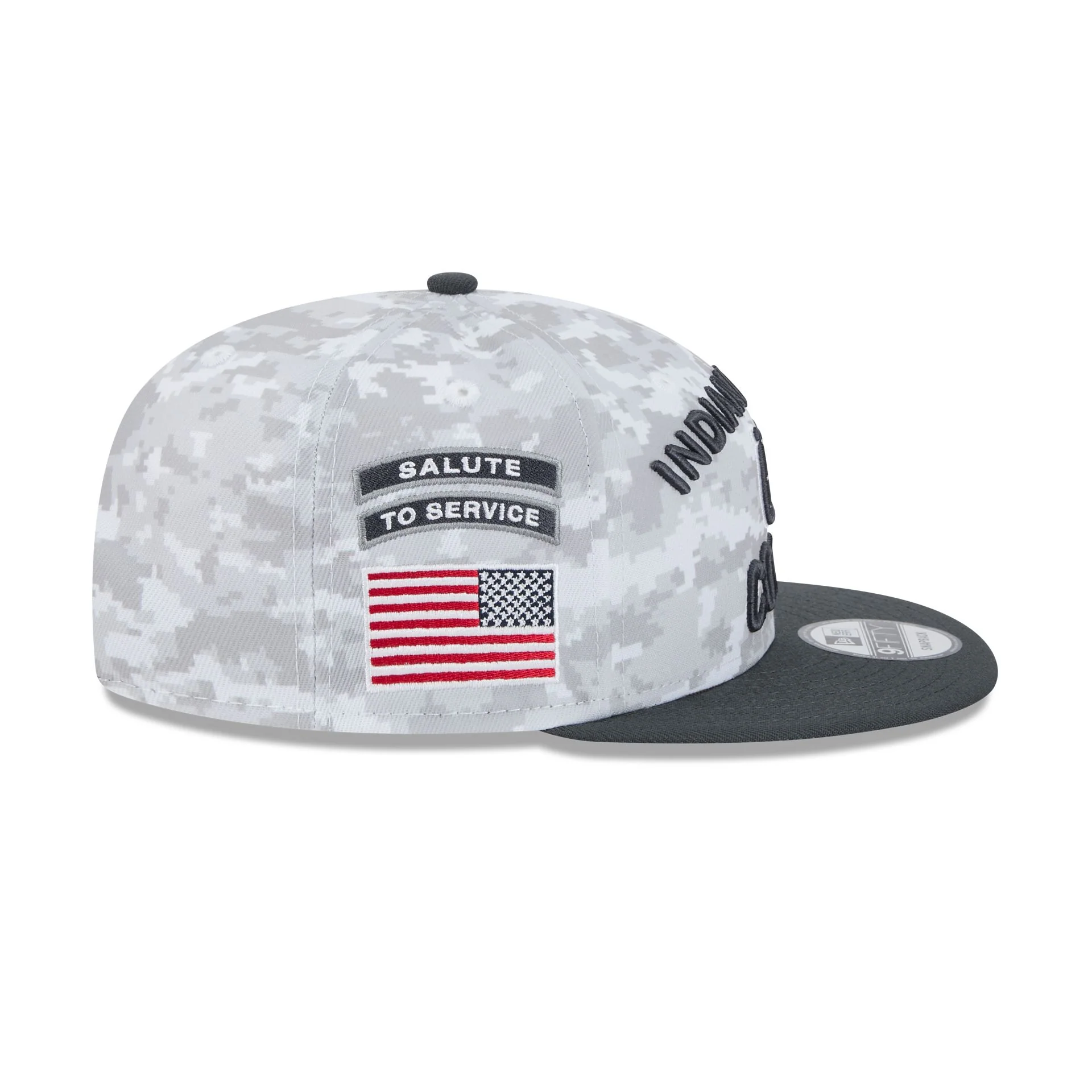 Indianapolis Colts 2024 Salute to Service 9FIFTY Snapback Hat