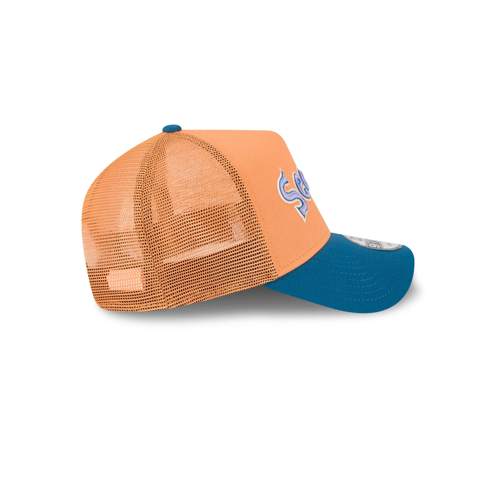 Seattle Mariners Orange Glaze 9FORTY A-Frame Trucker Hat