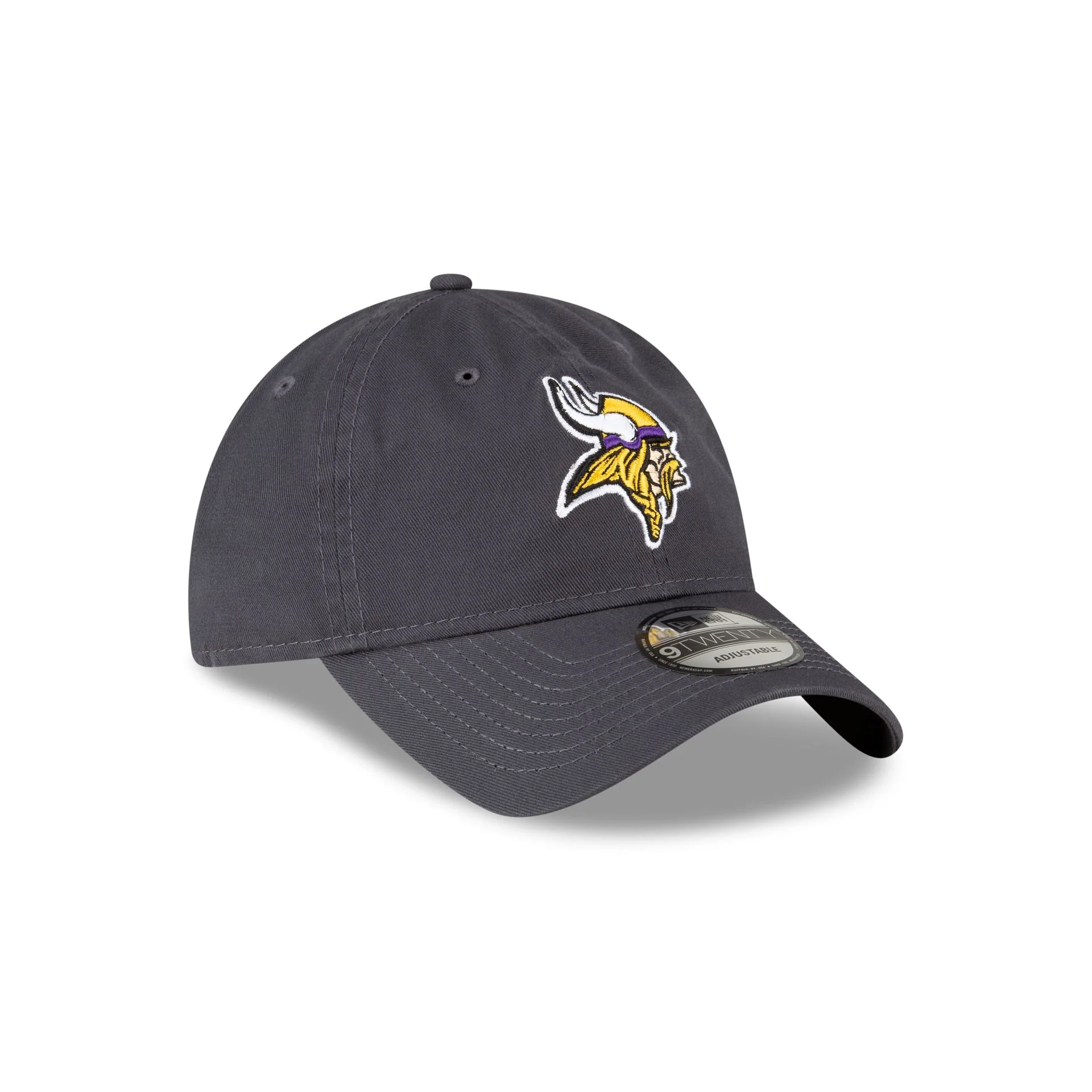 Minnesota Vikings NFL Core Classic Graphite 9TWENTY Adjustable Hat
