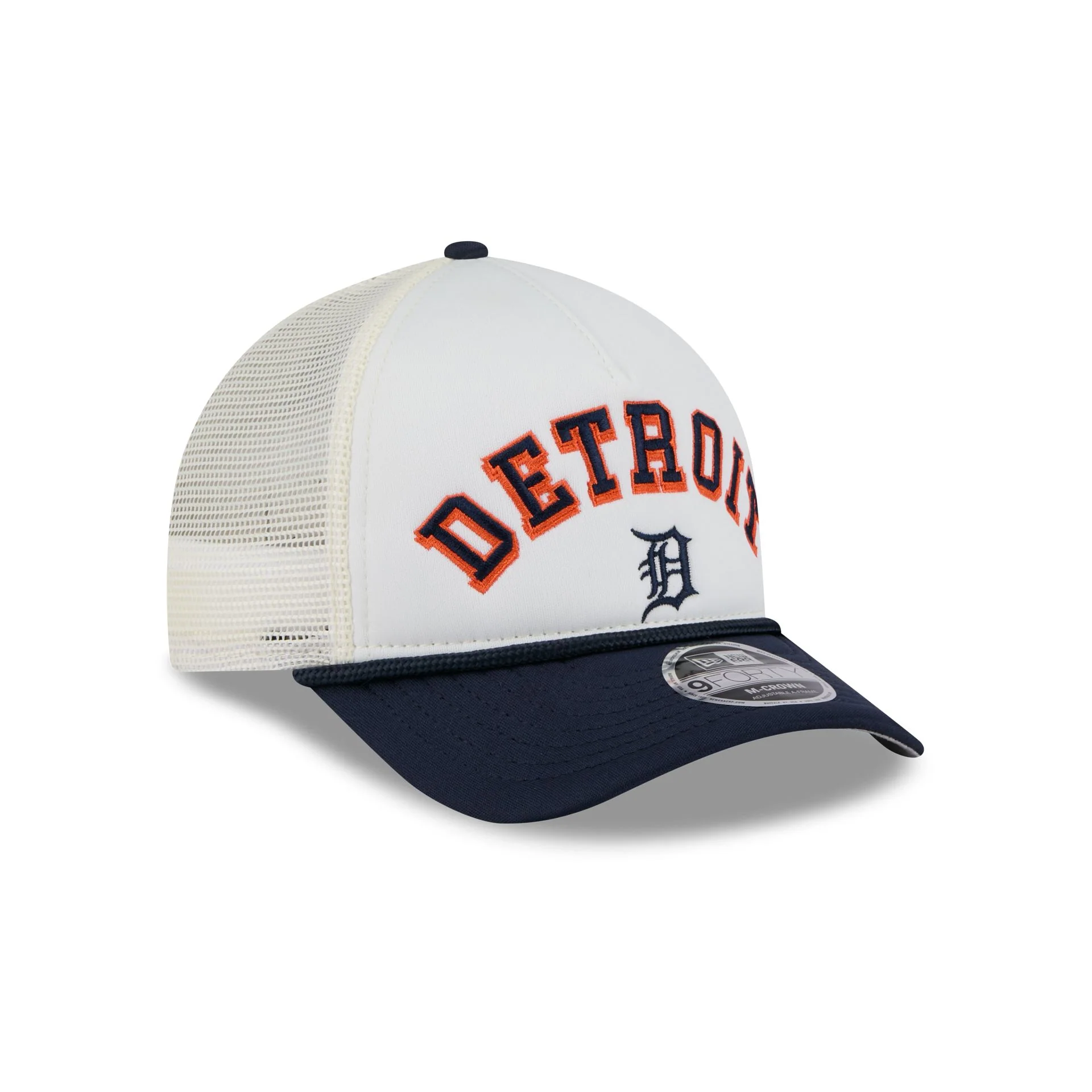 Detroit Tigers Chrome Arch 9FORTY M-Crown A-Frame Trucker Hat