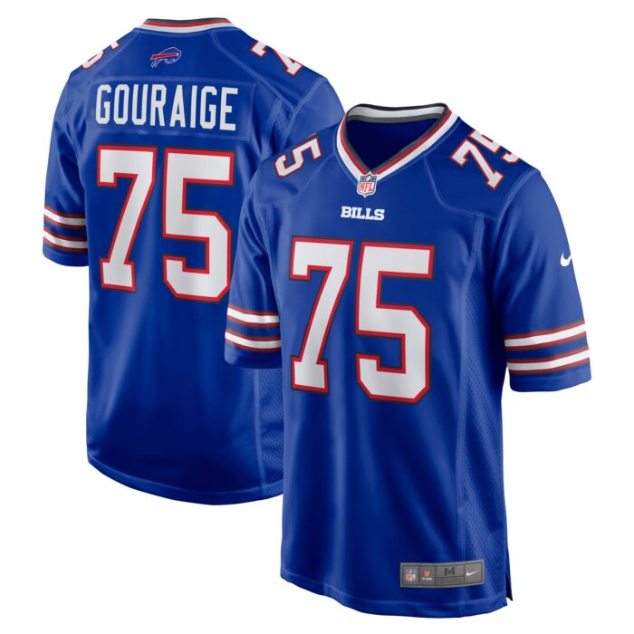 Men’s Buffalo Bills Richard Gouraige Nike Royal Team Game Jersey