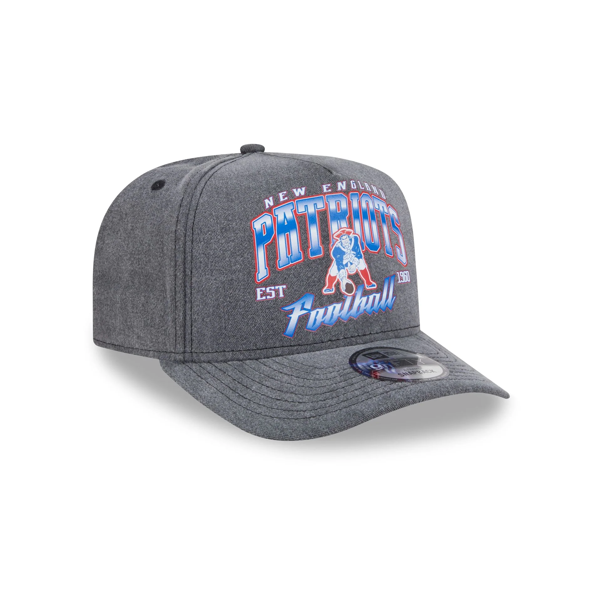New England Patriots Washed 9FIFTY A-Frame Snapback Hat