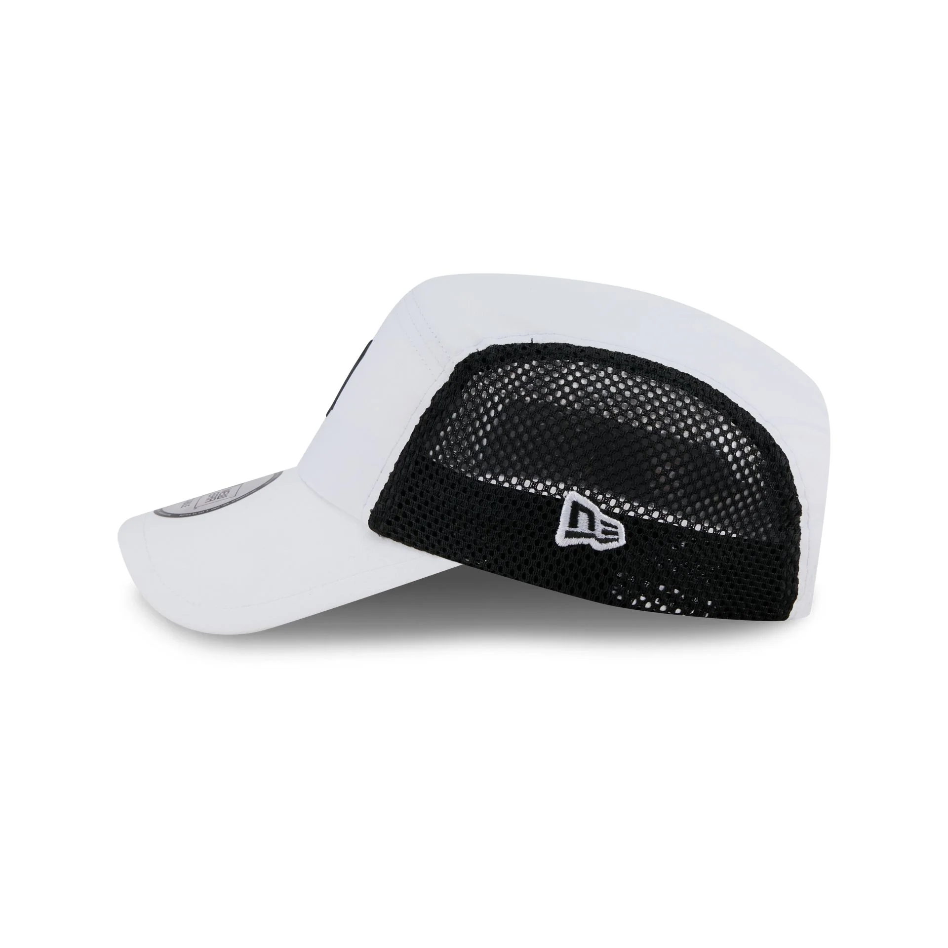 Detroit Tigers White Poly Runner Adjustable Hat