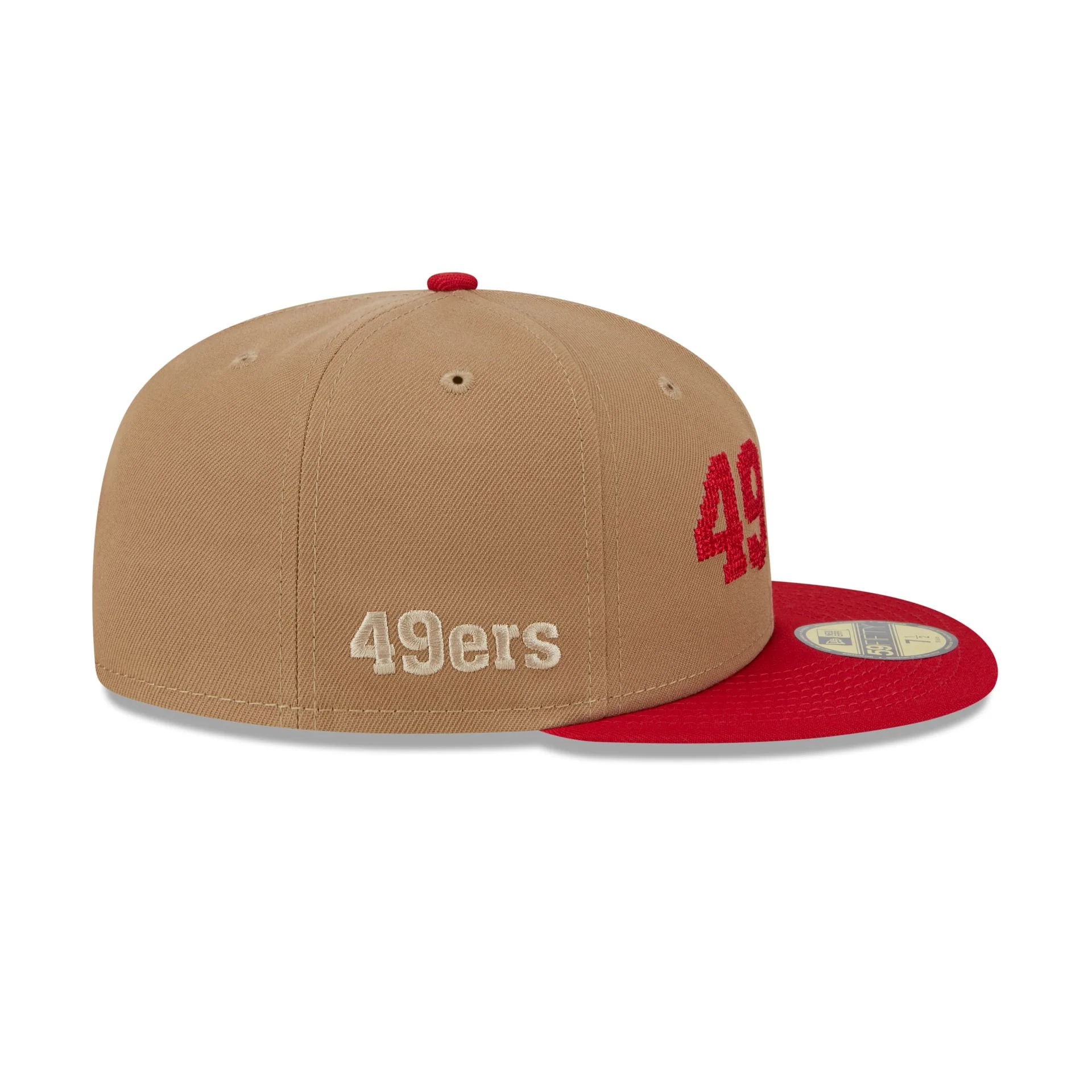 San Francisco 49ers Classic 8-Bit Wordmark 59FIFTY Fitted Hat